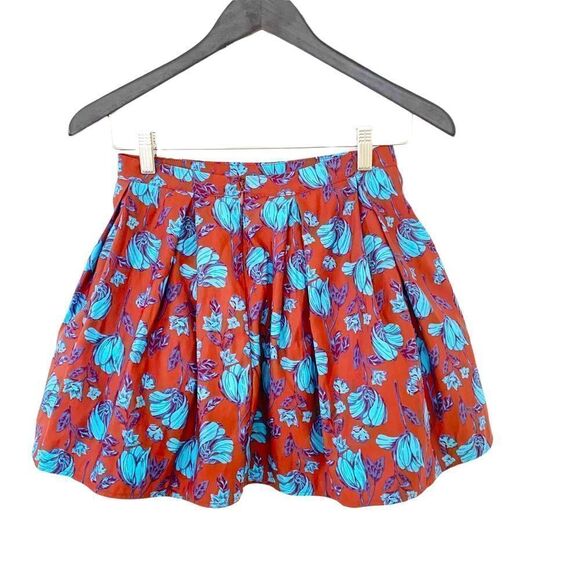 Forever 21 Plum & Blue Floral Crinoline Mini Skirt - Picture 1 of 5